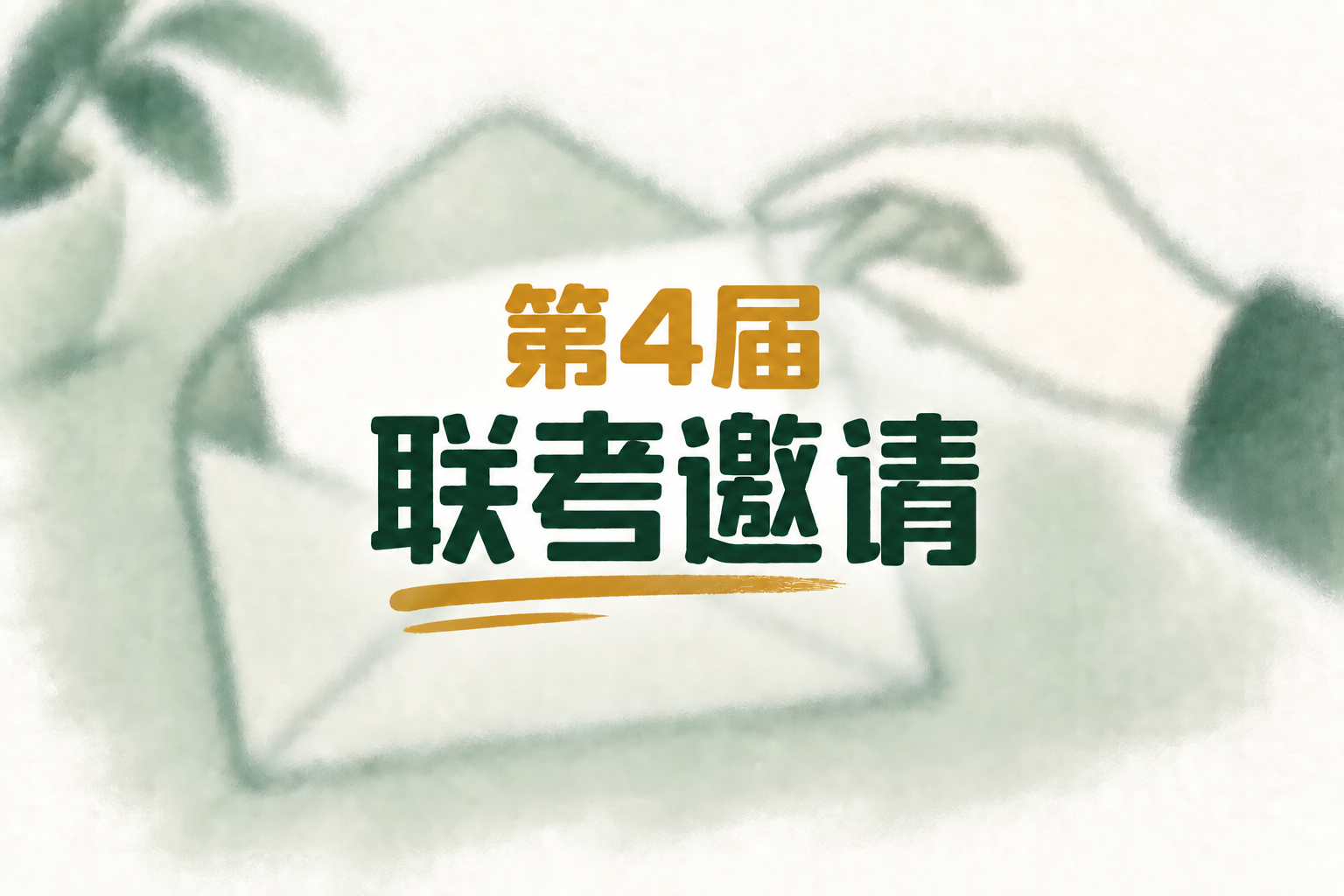 第4届2ChO化学奥林匹克联考邀请函的手绘封面