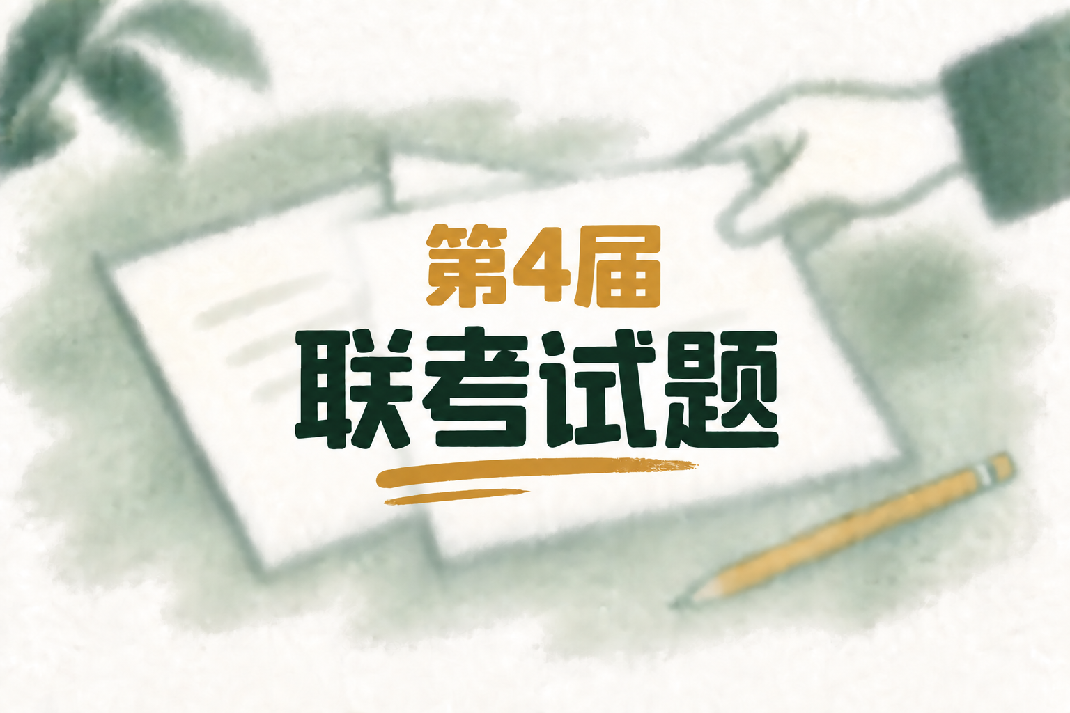 第4届2ChO化学奥林匹克联考试题公布的手绘封面